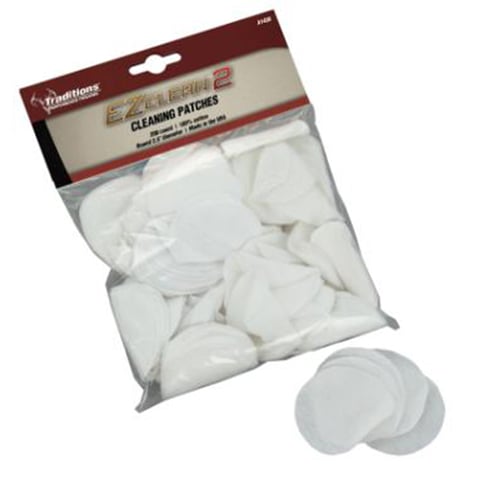 Traditions EZ Clean 2 Patches  <br>  .45-.54 cal. 100 pk.